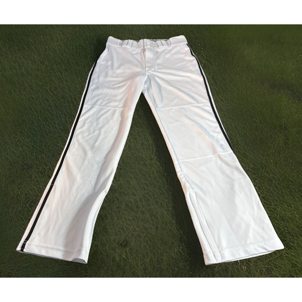 Baseball Pants‎ Adult Small Open Bottom Loose Fit White Black Champro